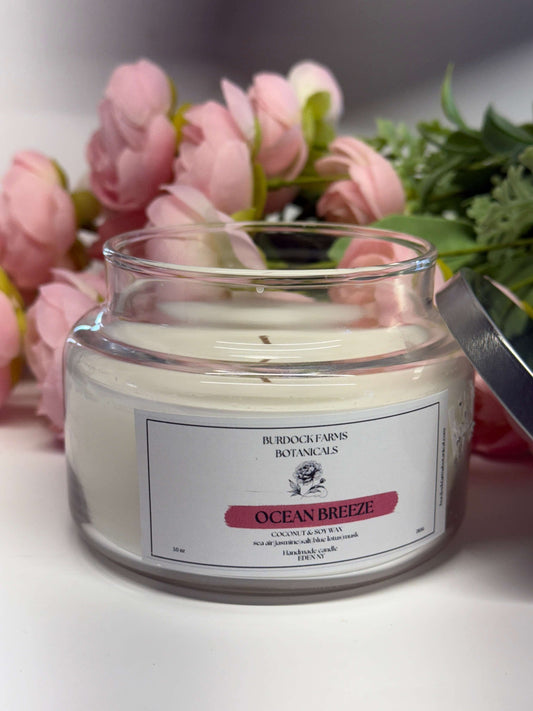 Signature Collection coconut soy candle with natural aroma