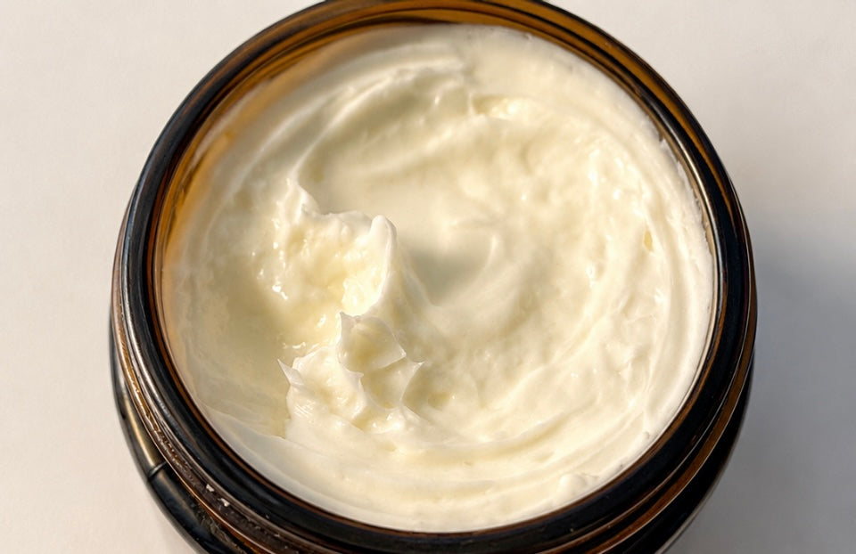 Whipped grass fed tallow face cream creamy texture natural moisturizer all skin types