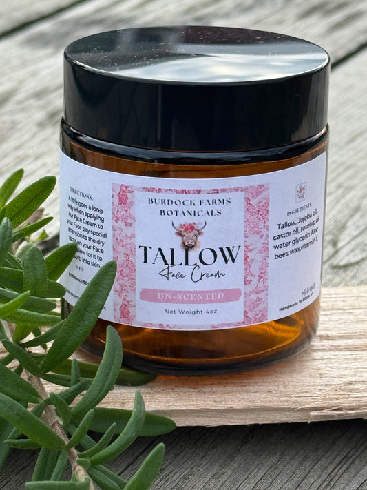 Tallow Collection Whipped grass fed Tallow face cream, 4 oz calendula infused,natural,nourishing,moisturizing, all skin types