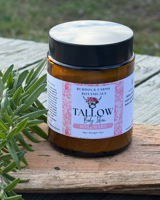 Tallow Whipped grass fed body Lotion , 6 oz calendula infused,natural,nourishing,moisturizing, all skin types
