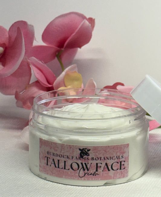 Tallow Collection Whipped grass fed Tallow face cream, 4 oz calendula infused,natural,nourishing,moisturizing, all skin types