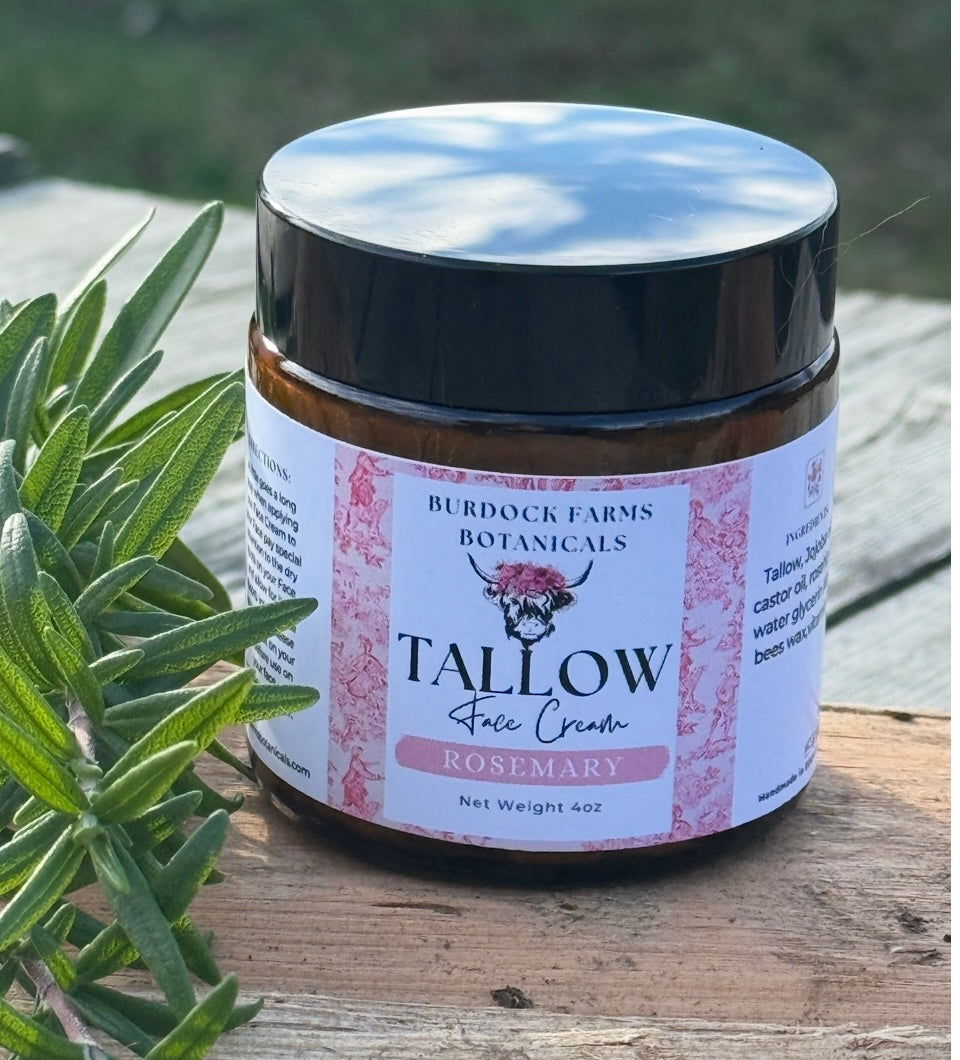 Tallow Collection Whipped grass fed Tallow face cream, 4 oz calendula infused,natural,nourishing,moisturizing, all skin types