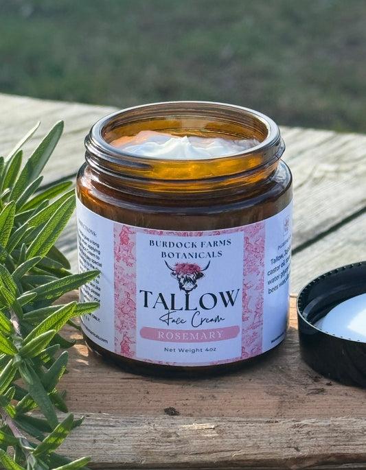 Tallow Collection Whipped grass fed Tallow face cream, 4 oz calendula infused,natural,nourishing,moisturizing, all skin types