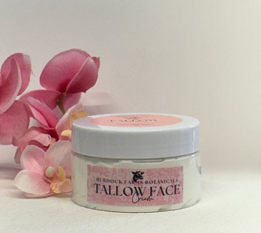 Tallow Collection Whipped grass fed Tallow face cream, 4 oz calendula infused,natural,nourishing,moisturizing, all skin types