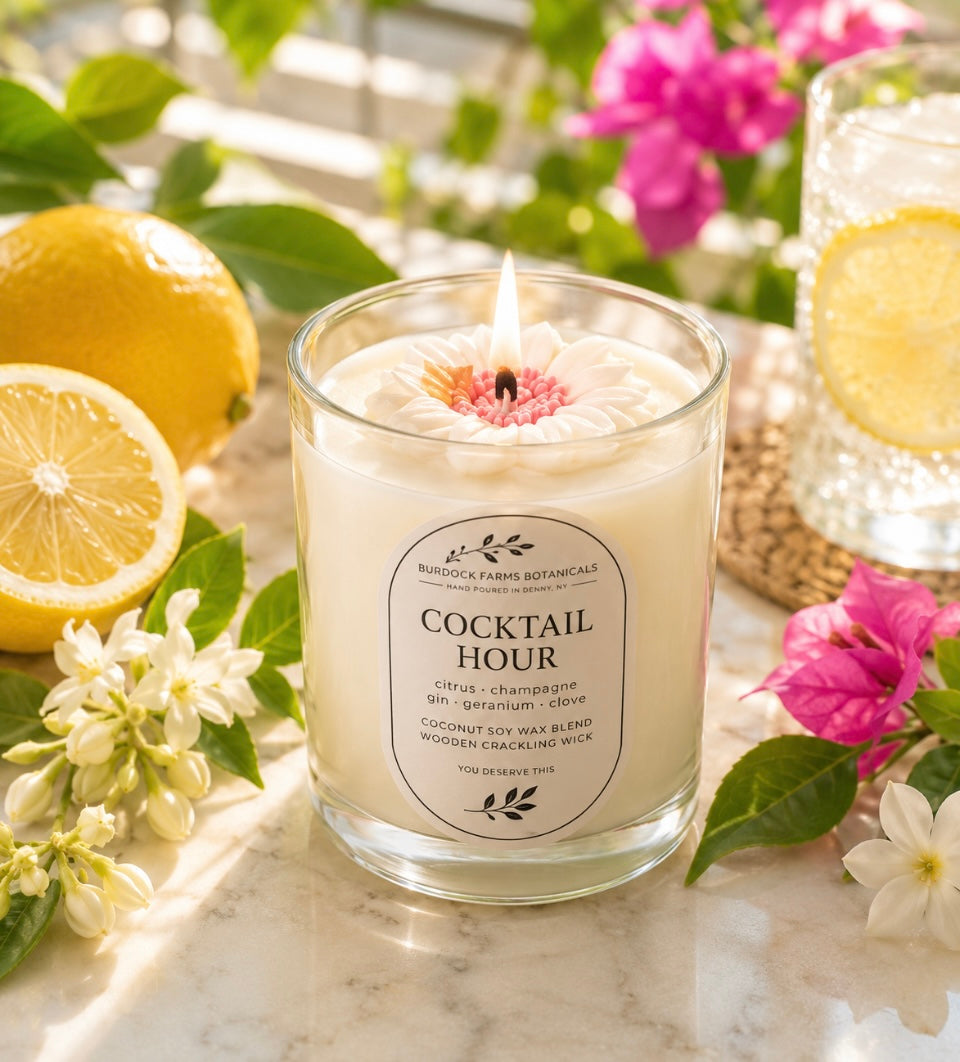 Summer Coconut Soy Candle Luxury Glass Lid Seasonal Hand Poured Candle