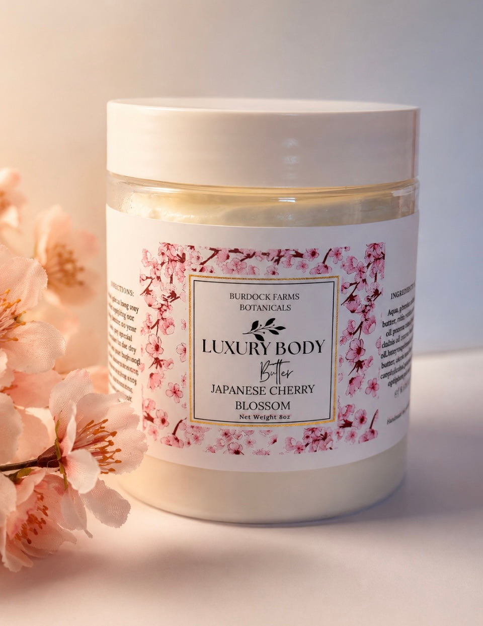 Seasonal collection whipped body butter deeply moisturizing all skin types handmade Burdock Farms